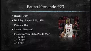 Bruno Fernando vs Nebraska Draft Video!!