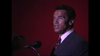 Arnold Schwarzenegger at the Beverly Hills Friars Club