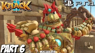 Knack 2 Gameplay Walkthrough Part 6 - Ancient City of the Sands & Within the Walls - PS4 Lets Play