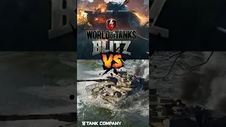 WoT Blitz VS Tank Company mobile  #shorts