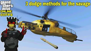 How to dodge rockets with helicopter (Savage) | GTA Online