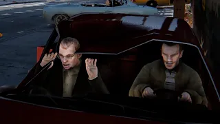 In traffic at a speed of 9999999,I wanted Dimitri to stay dead, but he got too lucky！ - GTA4