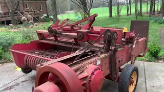 Massey Ferguson 124 Baler project. I expect to have knotter troubles