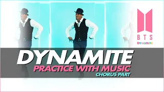 BTS - Dynamite | Practice with music - Dance tutorial | Chorus part