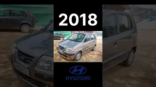 evolution of Hyundai santro (2003-2023) #shorts #viral #hyundai #tranding #2024