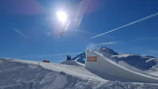 Big Air 2021 FIS Freeski World Cup - Oliwer Magnusson Double Cork 1440 & 16 tail at Stubai