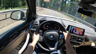 2022 BMW X3 POV Test Drive - The Perfect Compact Luxury SUV?