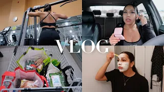 DAY IN MY LIFE VLOG *productive* | Lash Appointment, Back & Bicep Workout, Groceries, Pamper Routine