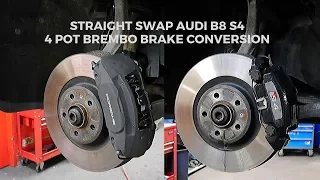 Audi B8 S4 / A4 Big Brake Kit - EASY BOLT ON