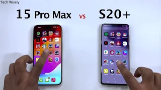 iPhone 15 Pro Max vs SAMSUNG S20 Plus - Speed Test