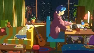 Relaxed Work Environment with Lofi Hip Hop Radio 24/7 - beats to relax/study🎵 🖥☕