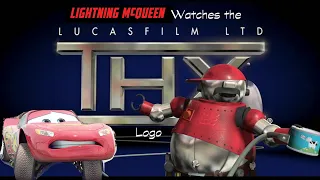 Lightning McQueen watches the THX logo