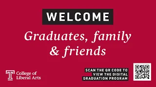 College of Liberal Arts 2024 Undergraduate Graduation Ceremony Livestream