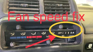 Fan speed switch fix