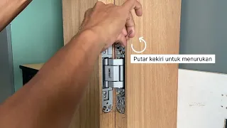 Video Conceal Hinge ada animasinya