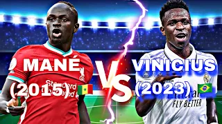 Qui est le MEILLEUR A 23 ANS entre Sadio Mané et Vinicius ?