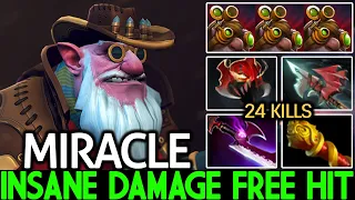 MIRACLE [Sniper] Insane Damage Free Hit with Physical Build Dota 2