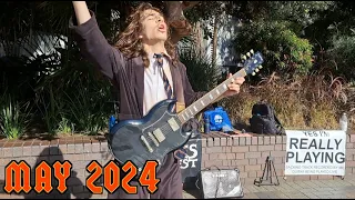 AC/DC - School Days LIVE by Angus Young Street Performer (May 2024 Part 10)