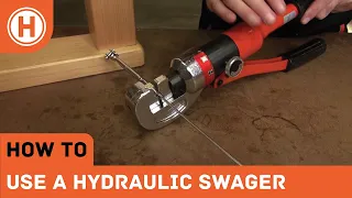 How To: Use a Hydraulic Swage Tool To Crimp Stainless Wire Balustrade Fittings | HAMMERSMITH