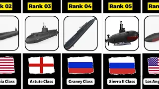 Top 10 Dangerous Submarines in world 2023 - Submarine Ranking