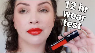 Revlon ColorStay Satin Ink Lipcolor Lipstick wear test & review