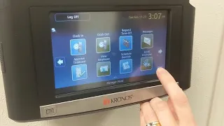 Installing a new employee in the Kronos Clock