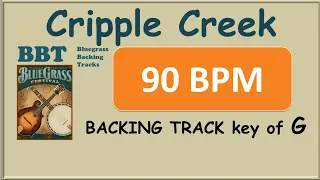 Cripple Creek 90 BPM bluegrass backing track