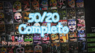 50/20 Mode Complete | Ultimate Custom Night MOBILE || Primeiro BR a passar no Celular :D