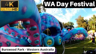 WA Day Festival 2022 | Perth, Western Australia | Full Walking Tour [4K]