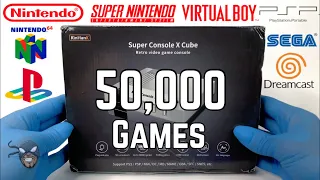 50,000 Games - SUPER CONSOLE X CUBE retro emulator