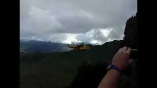 Rescue Helicopter - Crib Goch - Snowdownia