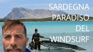 SARDEGNA PARADISO DEL WINDSURF - Slalom Session in new Spot | vlog1 2021