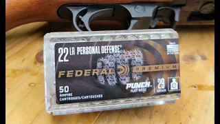 Punching with a Rifle -- Testing Federal Punch 22LR from a Rifle