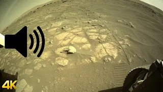 Perseverance Rover's new Mars driving video and Strange Sound recording by Insight Lander