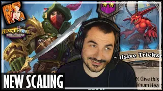 SCALING IS SO DIFFERENT NOW! - Hearthstone Battlegrounds