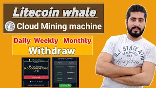 Cloud Litecoin Mining website 2021 | New Free Crypto Mining website 2021 | Litecoin Whale site