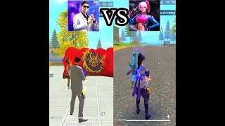 Elite Skyler Vs Iris Character Gloowal Damage 😱#freefire #garena #garenafreefire #shorts #viral