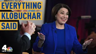 Everything Sen. Amy Klobuchar Said at the Las Vegas Democratic Debate | NBC New York