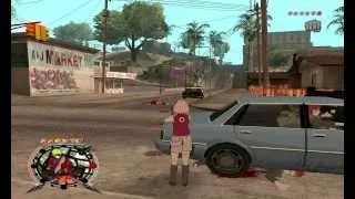 GTA SAN ANDREAS NARUTO MOD (W/ JUTSUS)