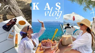 KAŞ TATİLİMİZ | Hidayet Koyu 🌊 Uzun Çarşı, Leymona Beach ⛱️ Kaş’ta İki Gün, Ne Kadar Harcadık 💸