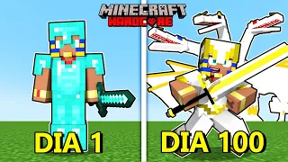 SOBREVIVI 100 DIAS no ORESPAWN do Minecraft - O FILME