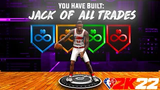 THE BEST "JACK OF ALL TRADES" BUILD ON NBA 2K22 NEXT GEN IS A GLITCH! MOST RARE BUILD ON NBA 2K22
