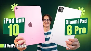 So sánh Xiaomi Pad 6 Pro và iPad Gen 10: Ngon mà tablet Android bị CHÊ nhiều quá!