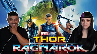 My Girlfriend Watches Thor Ragnarok For The FIRST Time || Movie Reaction
