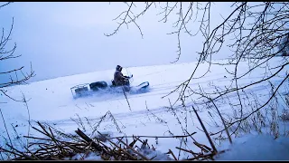 Снега нет, один пух! Ураган Тайга. Обкатка продолжается