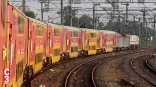 Full Journey Compilation : Chennai Bangalore Double Decker Express INDIAN RAILWAYS