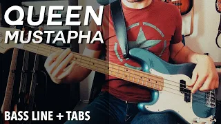 Queen - Mustapha /// BASS LINE [Play Along Tabs]