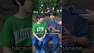 The differences between Japanese and English