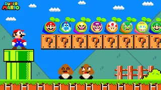 Super Mario Bros. but there are MORE Custom Seeds All Characters!..