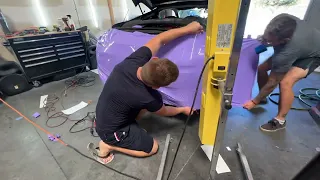 Drift 350z gets wrapped in gloss lavender